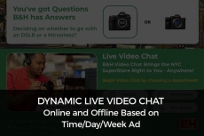 Live Video Chat Dynamic Based Time/Day/Week